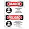 Signmission OSHA, High Noise Area Ear Protection Bilingual, 14in X 10in Rigid Plastic, 10" W, 14" H, Spanish OS-DS-P-1014-VS-1323 - alternate 1